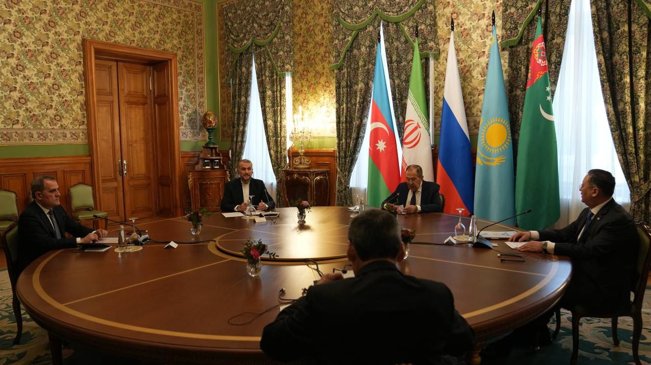 آغاز نشست وزرای خارجه کشورهای ساحلی دریای خزر در مسکو